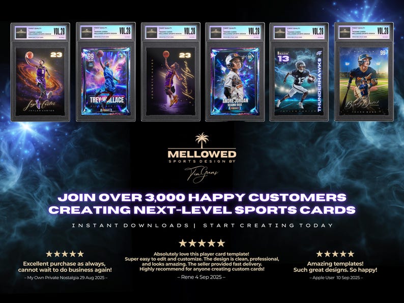 Custom Football Cards Canva Template Bundle Editable Kids Sport Cards Youth Trading Card Template Little League Team Gift image 16