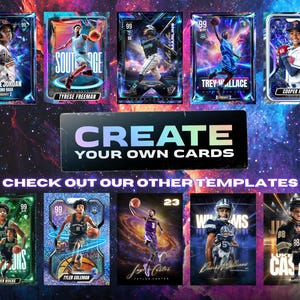 Baseball Rookie of the Year Custom Trading Card Photoshop Template Editable PSD for Kids and Teams Little League Player Sports Cards Design image 11