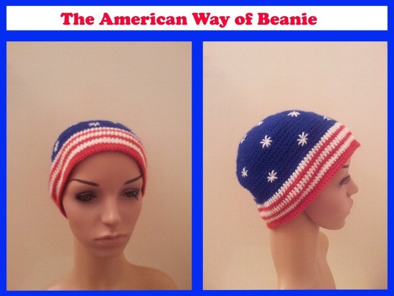 Beanie Mütze USA Bild 1