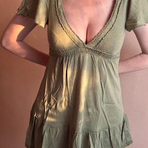 Abercrombie Babydoll Top - Etsy Canada