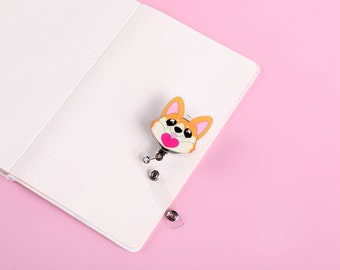 Corgi badge reel