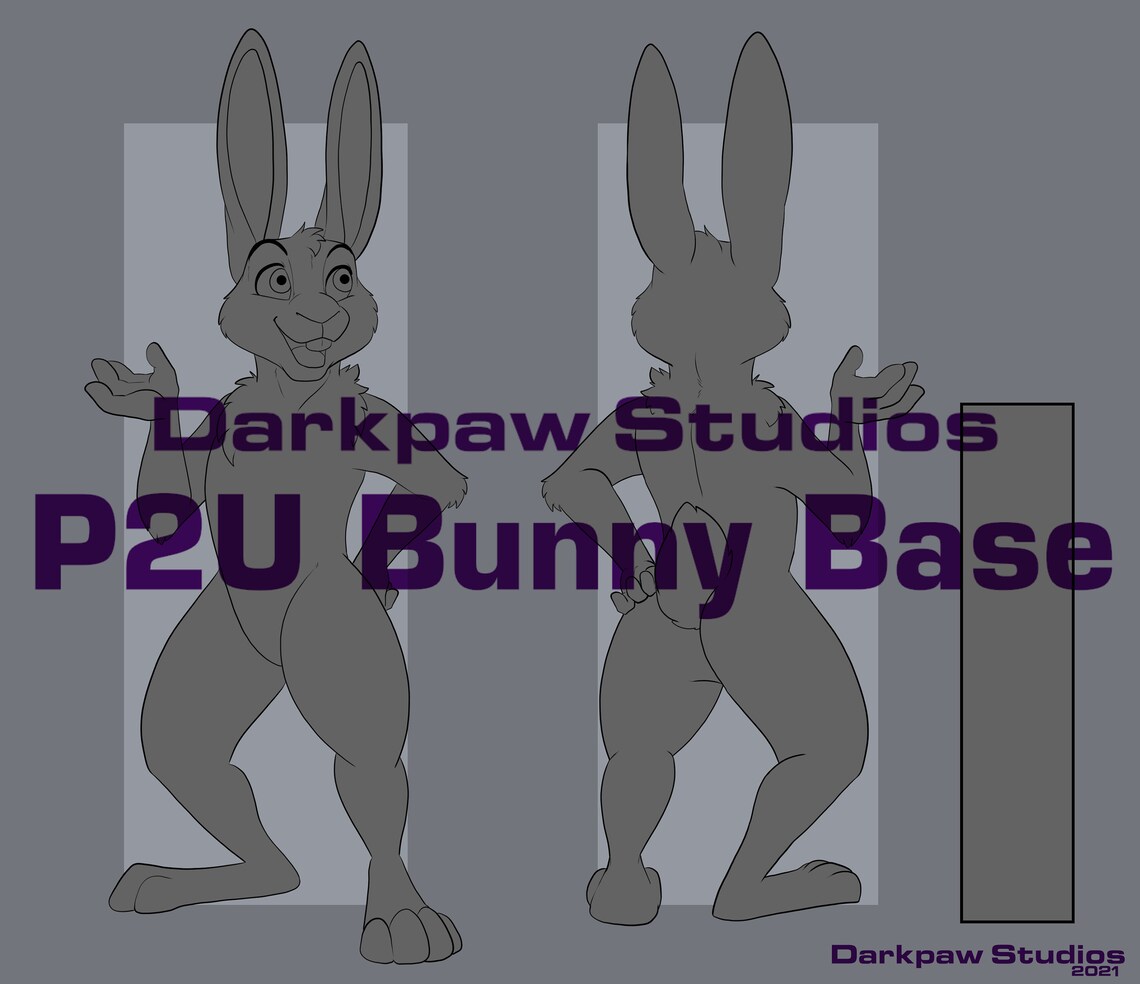 Bunny .PSD Base (digital Download) - Etsy