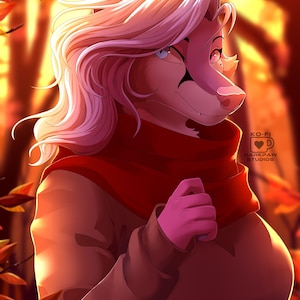 Carte postale ambiance d'automne