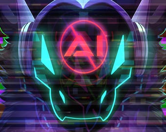 No AI postcard