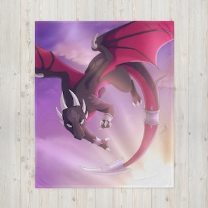 Cynder Throw Blanket