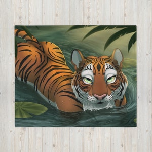Tigerin Decke