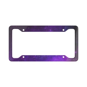 Space License Plate Frame