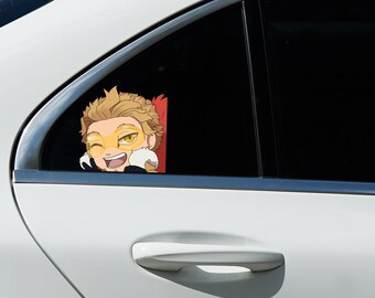 Hawks peeker sticker