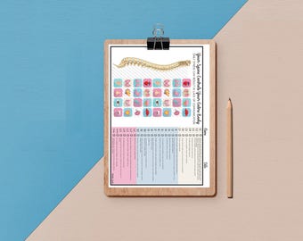 Markable Subluxation Chart // Chiropractic // Report of Findings // Nervous System // Healing // Pain // Anatomy
