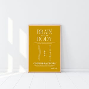 Brain To Body Print // Nervous System // Chiropractic // Subluxation // Nervous System // Healing // Pain // Anatomy