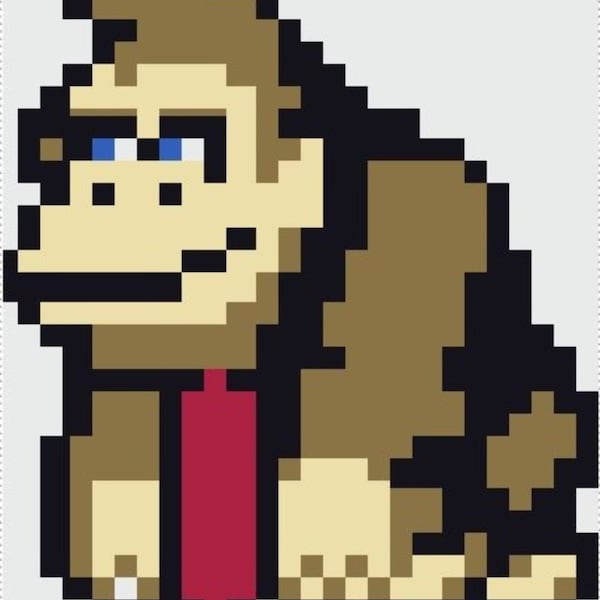 Donkey Kong Blanket Etsy