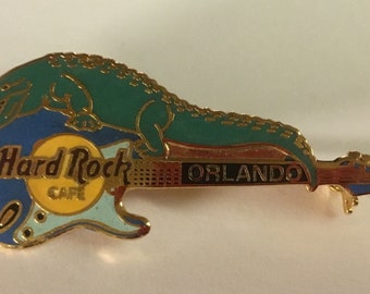 Hard Rock Cafe PARIS Fish Guitar Pin .