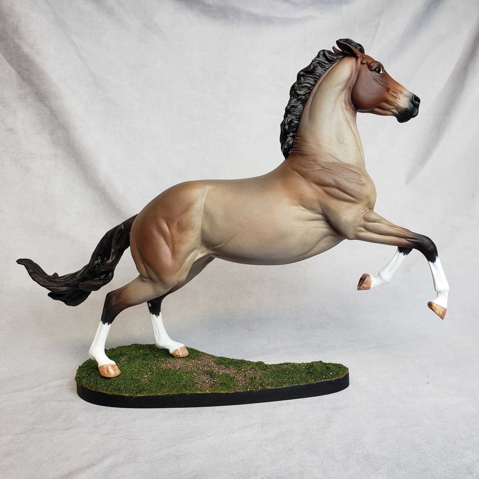 Custom Breyer Horse Traditional Quarter Horse to Bay Roan Etsy