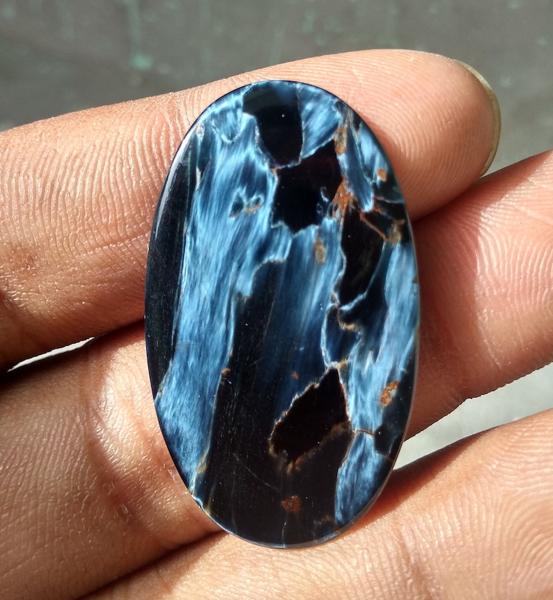 mm Pietersite Nice Stone 18.35Cts Natural Pietersite Nice Cabochon Loose Gemstone excellent Quality Oval Shape Pietersite Nice Stone 38x22x2