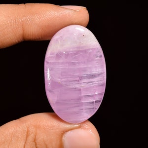 Excellent Top Grade Quality 100% Natural Pink Kunzite Oval Shape Cabochon Loose Gemstone For Making Jewelry 59.5 Ct. 35X22X7 mm FK-416