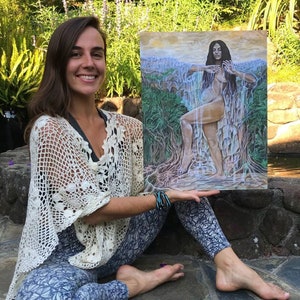 CANVAS PRINT &quot;Divine Mother&quot; 16x20 archival giclee print on canvas