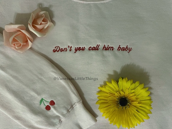 baby embroidered sweatshirt