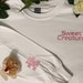 SC Embroidered Long Sleeve T Shirt or Crewneck Sweatshirt 