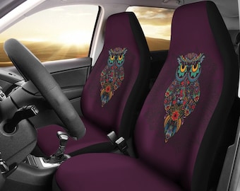 owl themed car seat and stroller