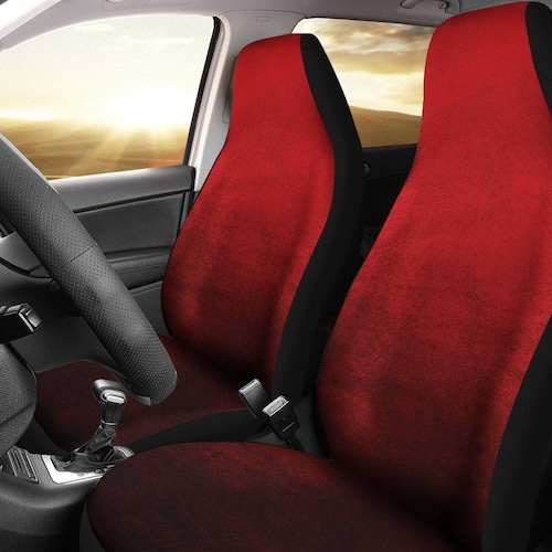 Red Ombre Car Seat Covers Set Watercolor Design Universal Fit Etsy