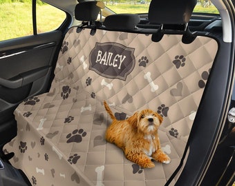 Custom dog car 2025 seat covers