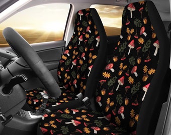 HUIACONG Mushroom Car Seat Covers for Women Girls Front Seat Covers,Universal High Back Bucket Seat Cover Protector SUV Truck Sedan Galaxy Car Accessories Decor HUIACONG Mushroom Car Seat Covers for Women Girls Front Seat Covers,Universal High Back Bucket Seat Cover Protector SUV Truck Sedan Galaxy Car Accessories Decor