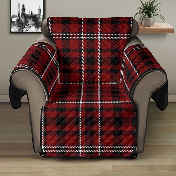 Red Plaid Home Decor Etsy