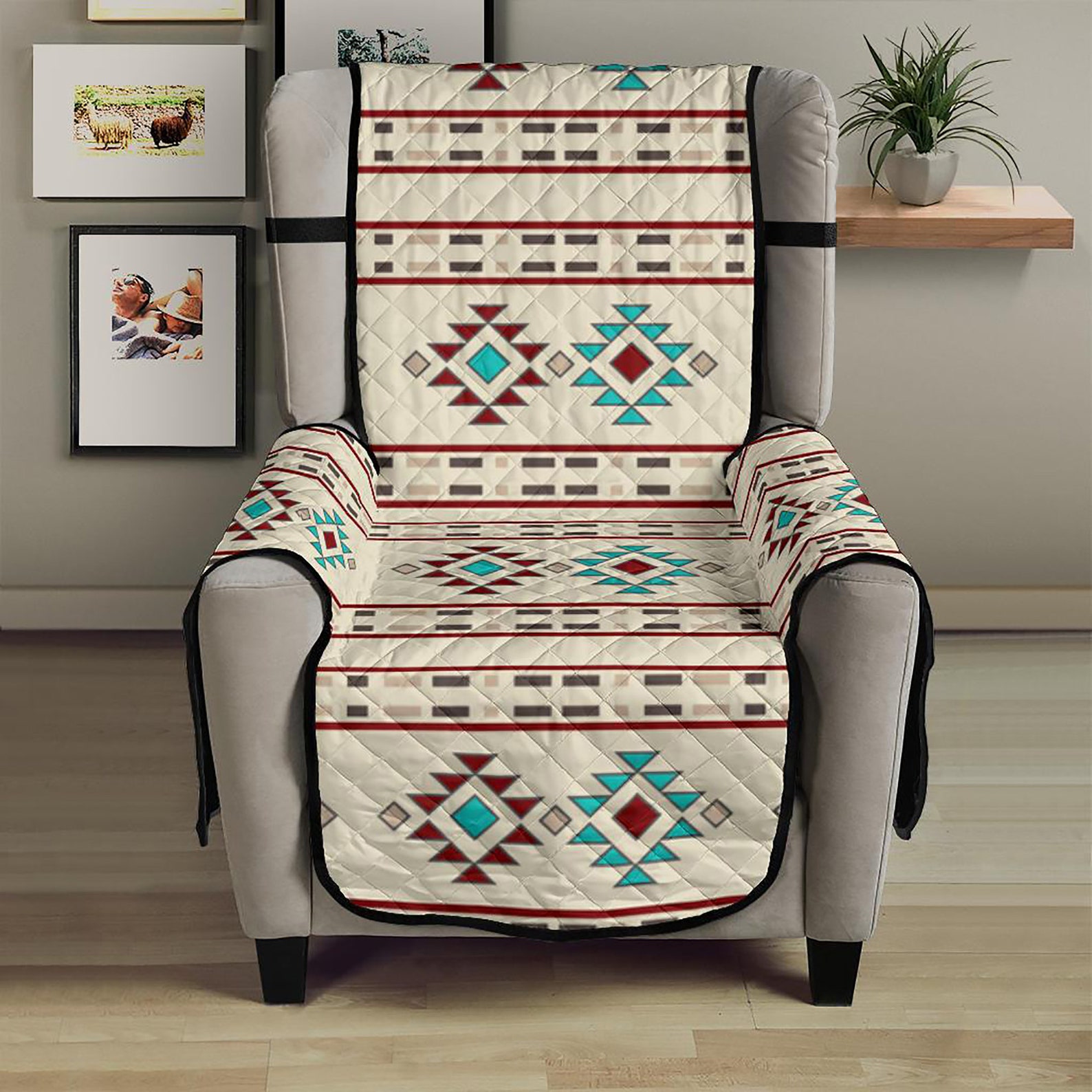 Southwestern Pattern Recliner Chair Cover 28 Seat Width Etsy UK