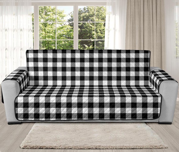 Farmhouse Living Room Décor Buffalo Plaid Black And White Israel Farmhouse Living Room Décor Buffalo, Black And White Buffalo Check Sofa Covers