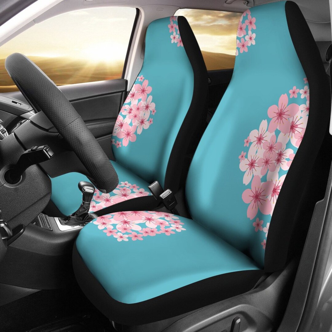 Cherry Blossom Car Seat Covers Universal Seat Covers for Car Truck SUV Car  Accessories for Women Seat Protectors for Vehicle New Driver Gift 