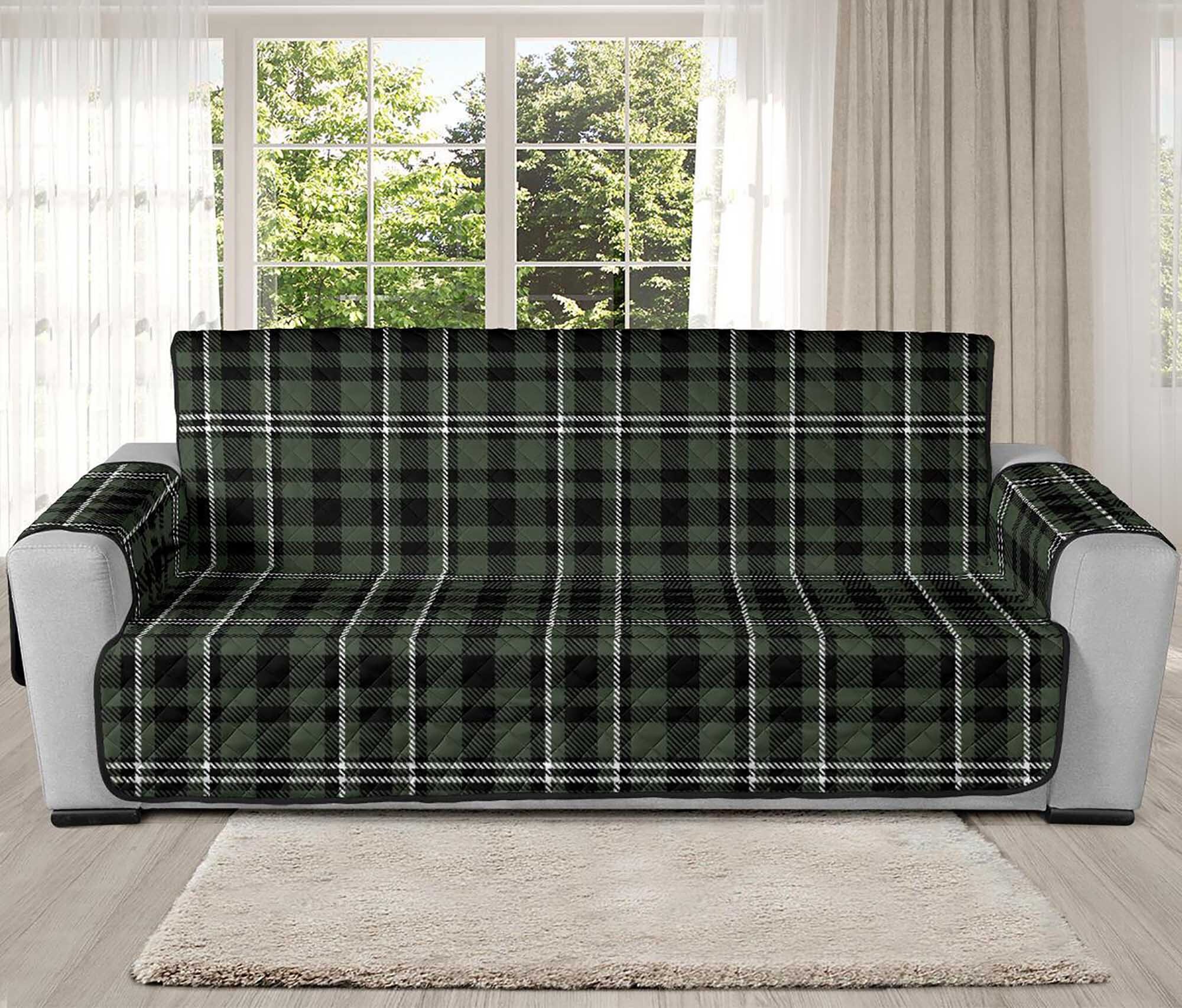 2pcs Plaid Tartan Lin Jeter Housse d'oreiller Accueil Canapé Voiture  Décoratif Housse d'oreiller Housse de coussin