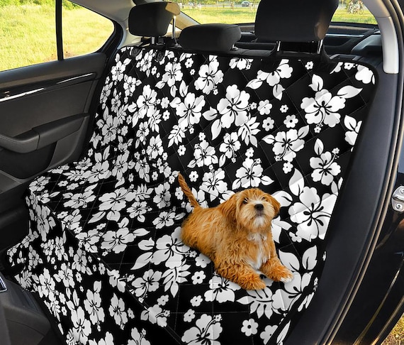 Rose Gold Back Seat Cover Dog Hammock Car Truck SUV Pet Seat Cover