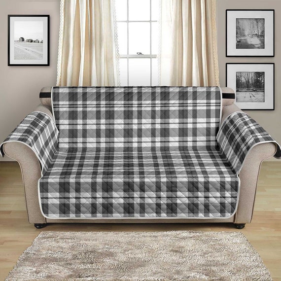 Plaid loveseat deals