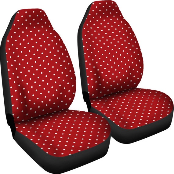 Buy Red and White Polka Dot Retro Vintage Style Polkadot Car Seat