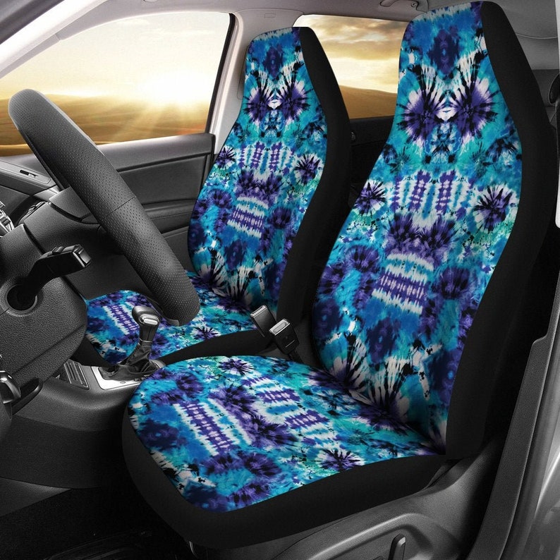 tie dye seat cover set