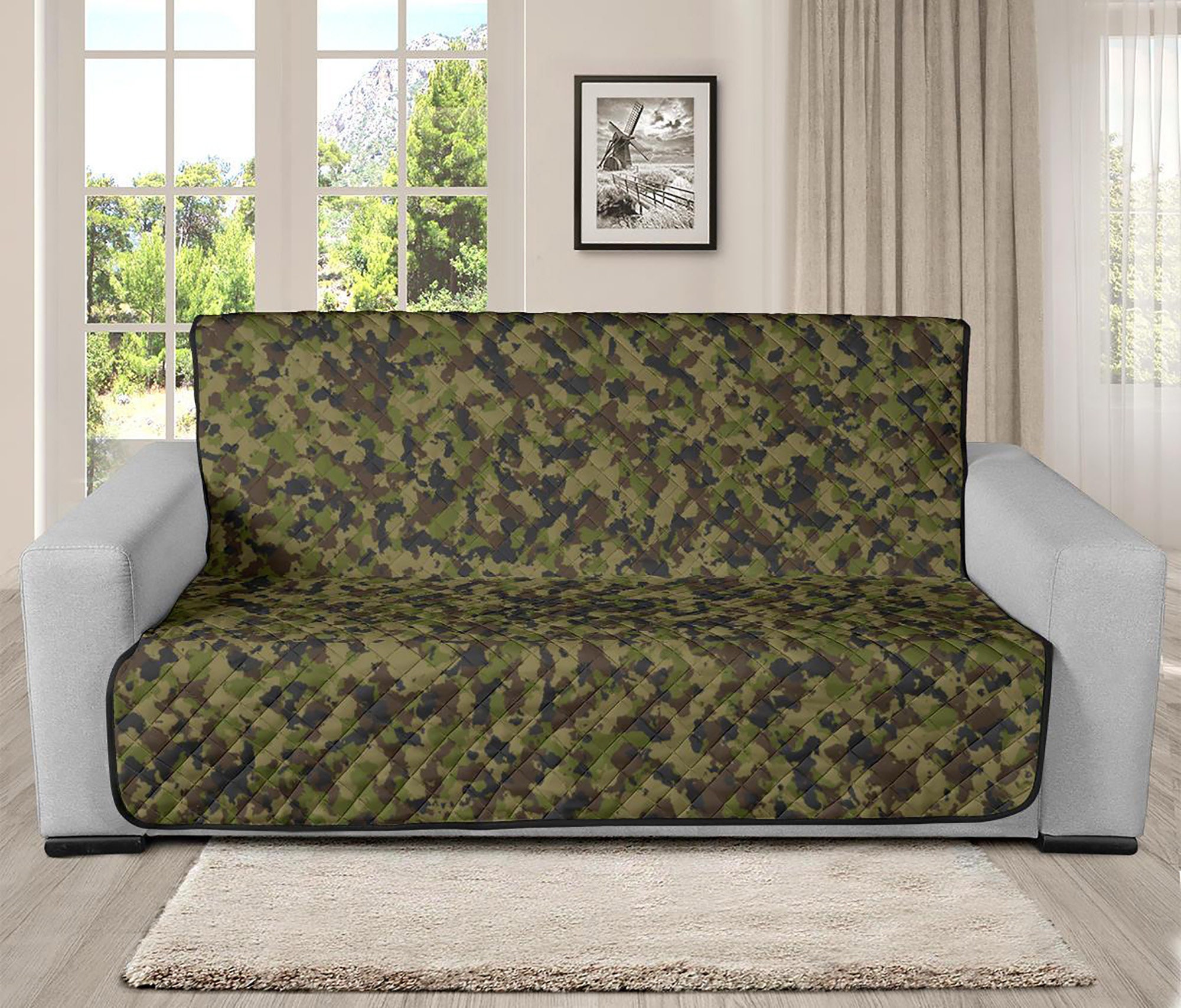 Camo Loveseat Cover 54 Seat Width Loveseat Sofa Protector In Etsy