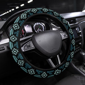 Buy Cactus Steering Wheel Cover Teal and Turquoise Anti slip Car