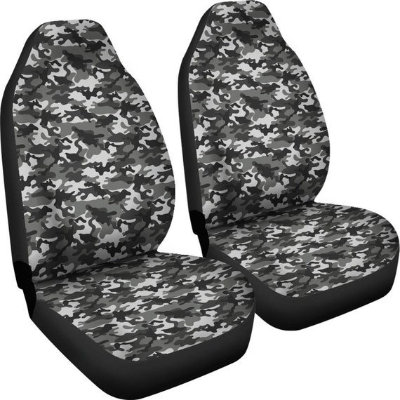Gray camo seat covers deals