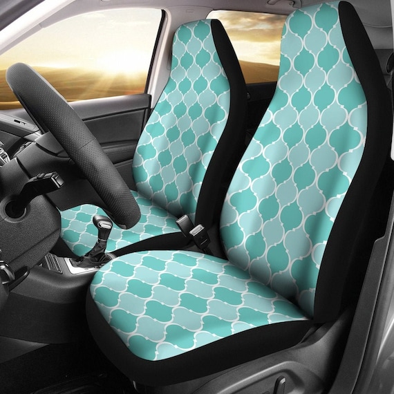 Turquoise Retro vintage Style Housses de siège dauto Set SUV