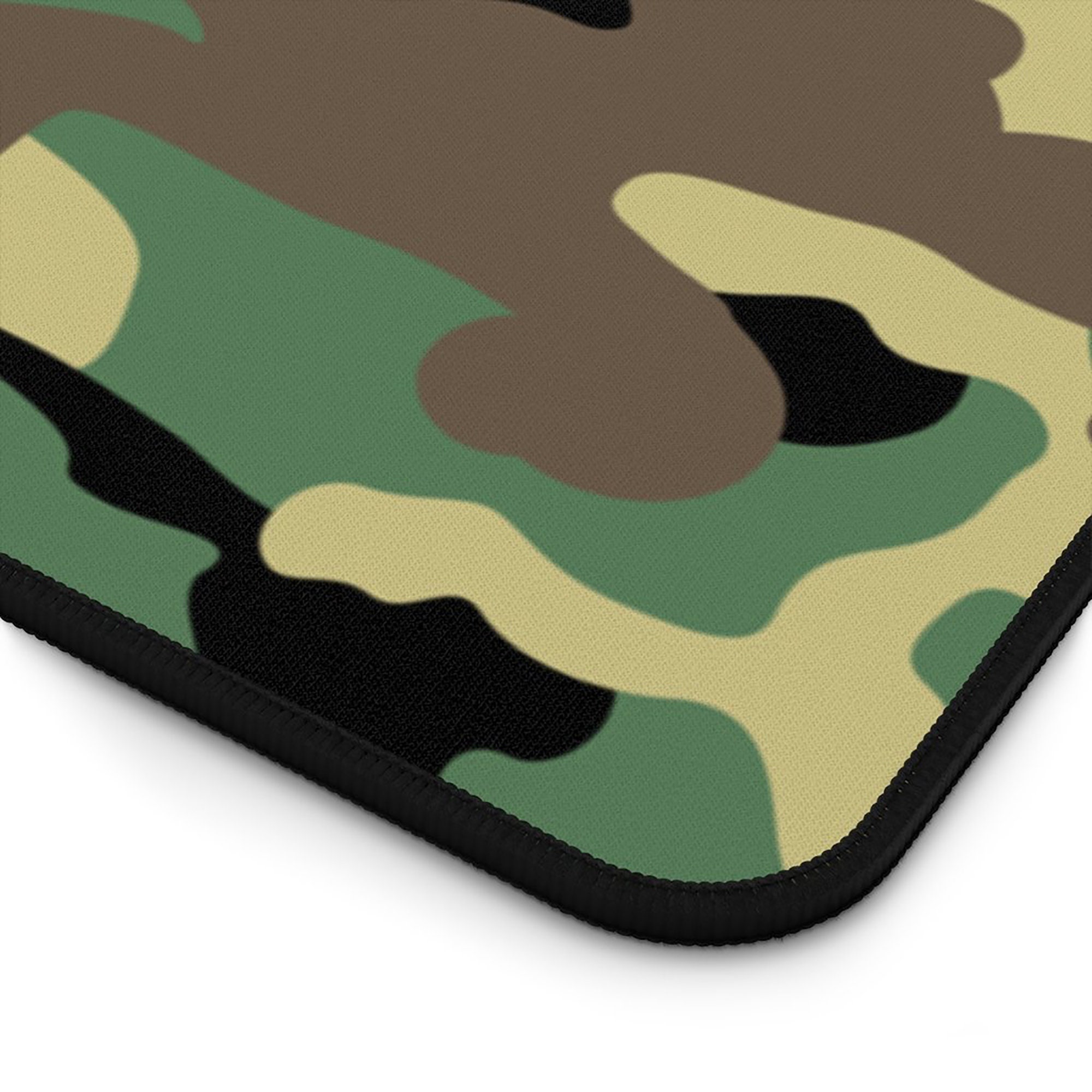 Camo Desk Mat Green Tan and Brown Camouflage Pattern Office Etsy