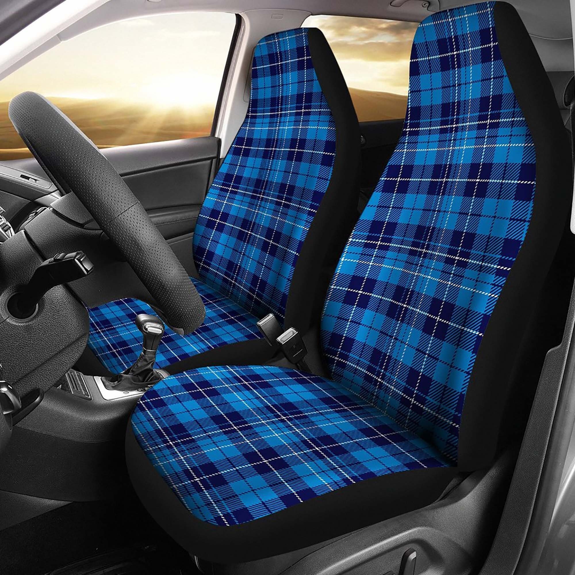 Car Seat Cushion Premium Flannel Fabric Soft and Non-Slip Seat