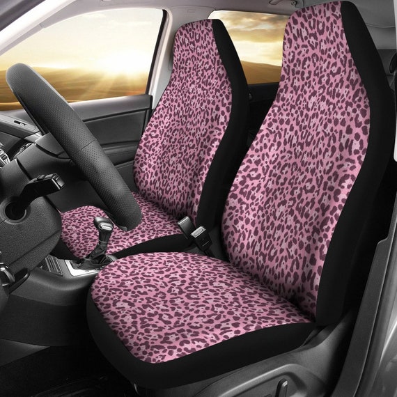 Leopard print seat covers cheap