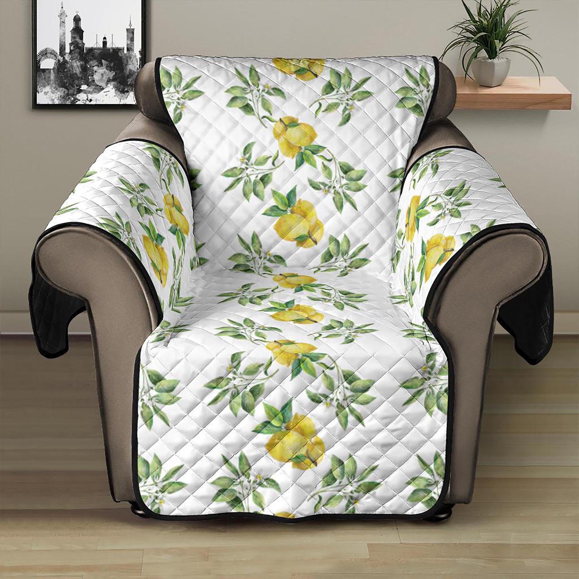 Blanc Avec Motif De Citron