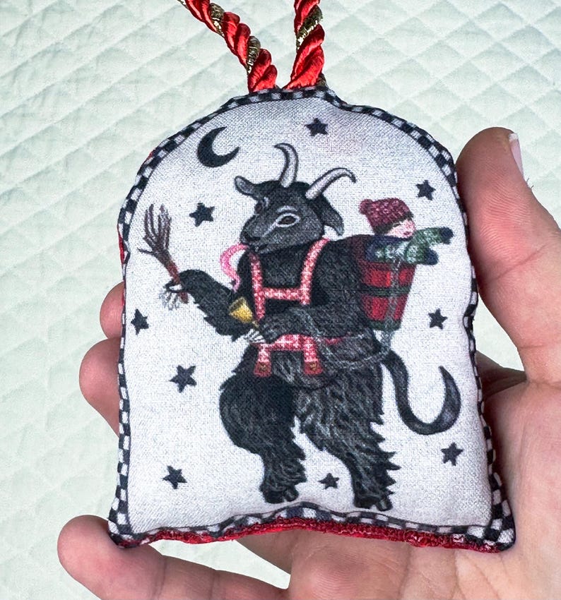 Hand Sewn Krampus Ornament image 2