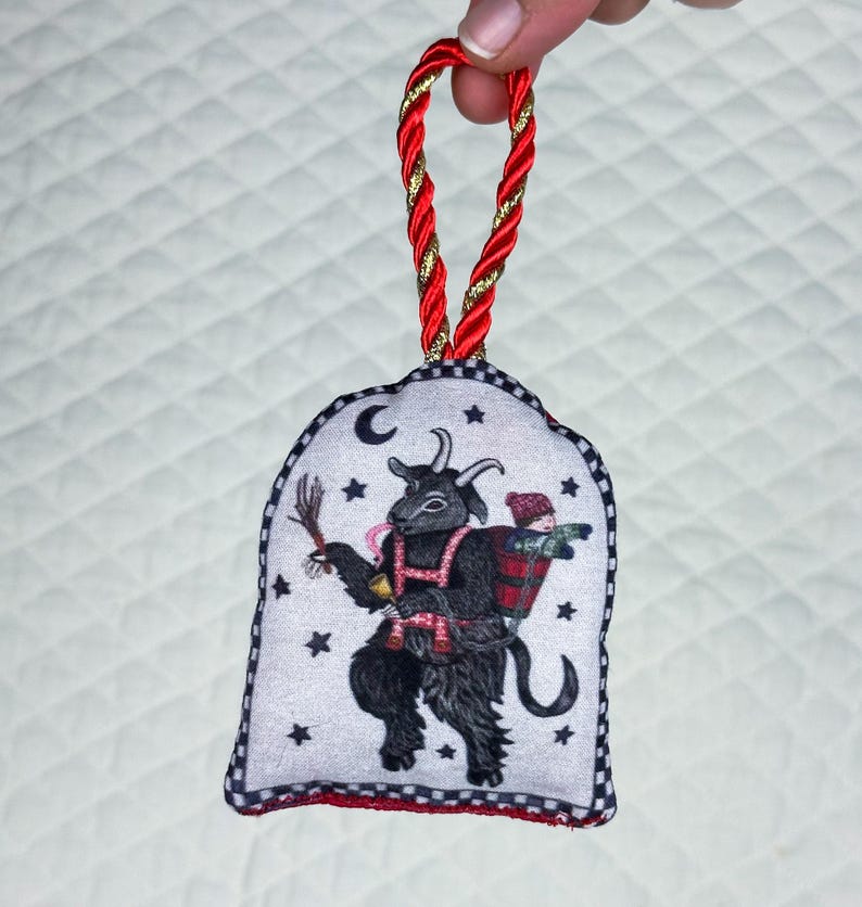 Hand Sewn Krampus Ornament image 4