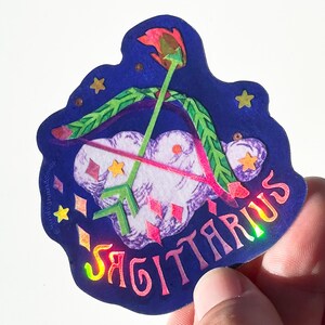 Adesivi olografici dello zodiaco: Sagittario