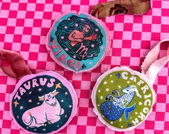 Zodiac Ornaments: Earth Signs
