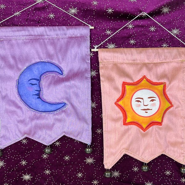 Sun & Moon Bell Banners