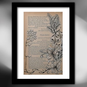 Oude boekpagina met hand-drawn grafiek