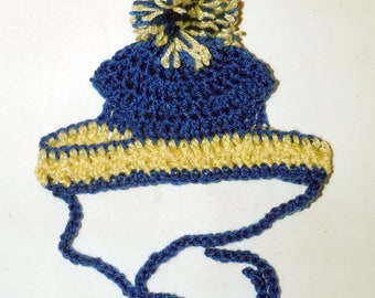 Medium Dog Hat/Beanie with ribbed edging